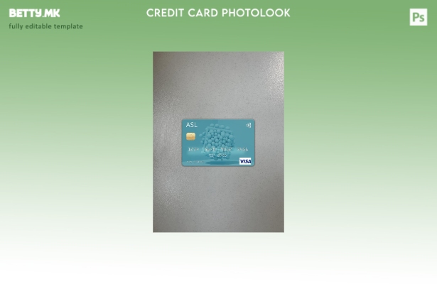 Модерен стил на предниот шаблон за фотографски изглед на виза картичка Австрал 1